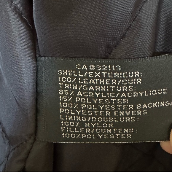 Stunning Oversized Vintage Boyfriend Black Leather Coat Jacket - Picture 11 of 12